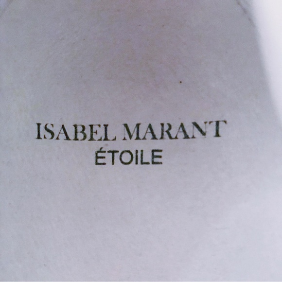 Isabel Marant Flower Rasta Blumy Slip-On Sneakers Claret Red Black White 11 - Picture 10 of 11